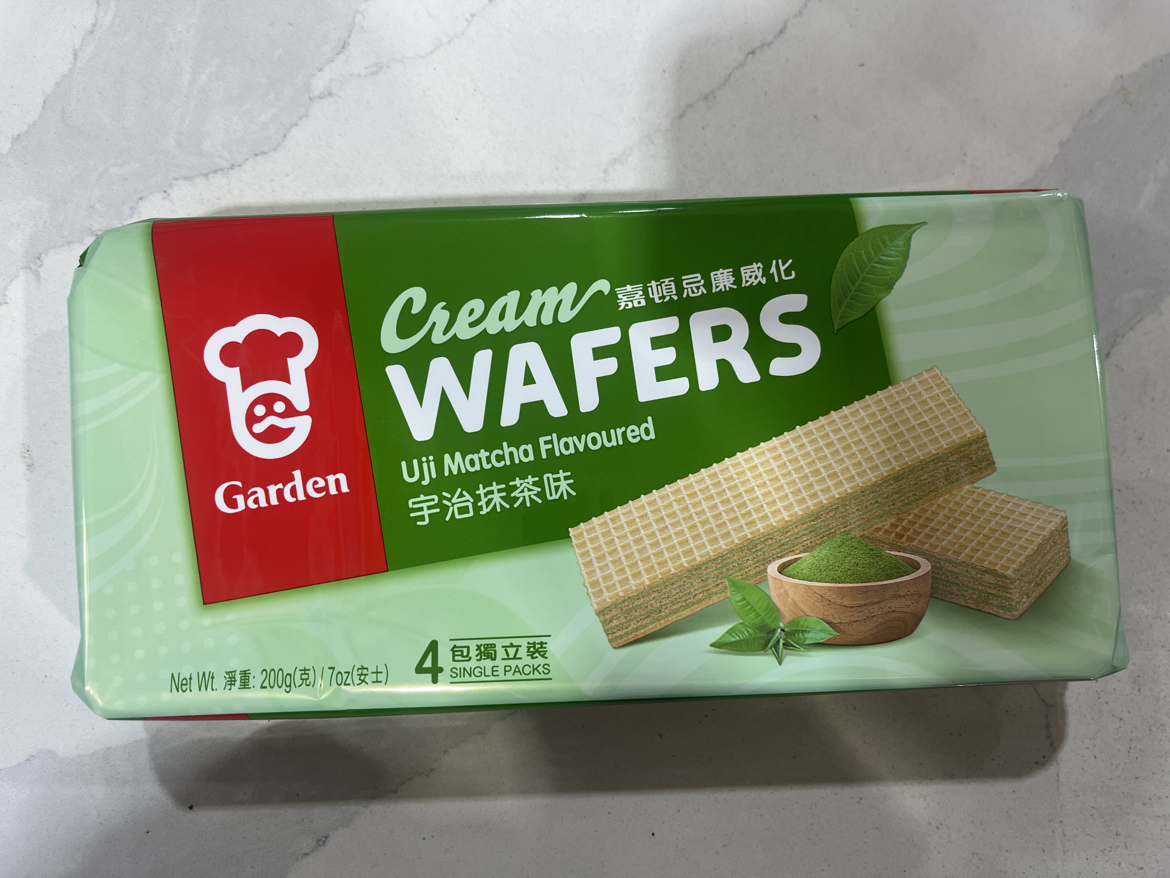 Garden Cream Wafers Matcha 200g Garden 奶油華夫餅乾 抹茶味 200g